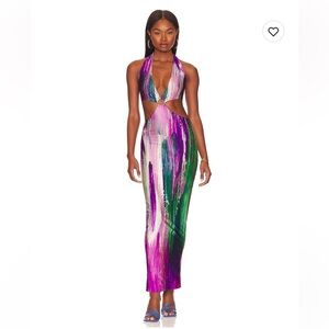 Farai London Multicolor Maxi Dress